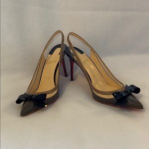 Christian Louboutin Suspenodo Slingback 85